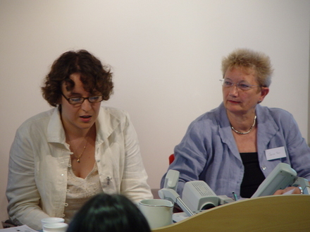 Naïma Yahi with Dr Carrie Tarr