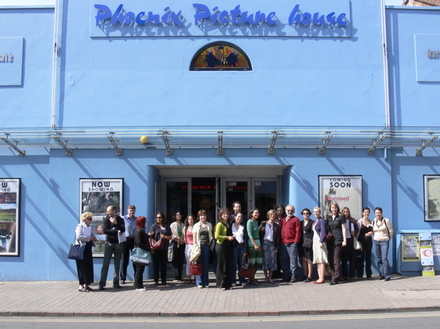 Conference Delegates outside the Phoenix